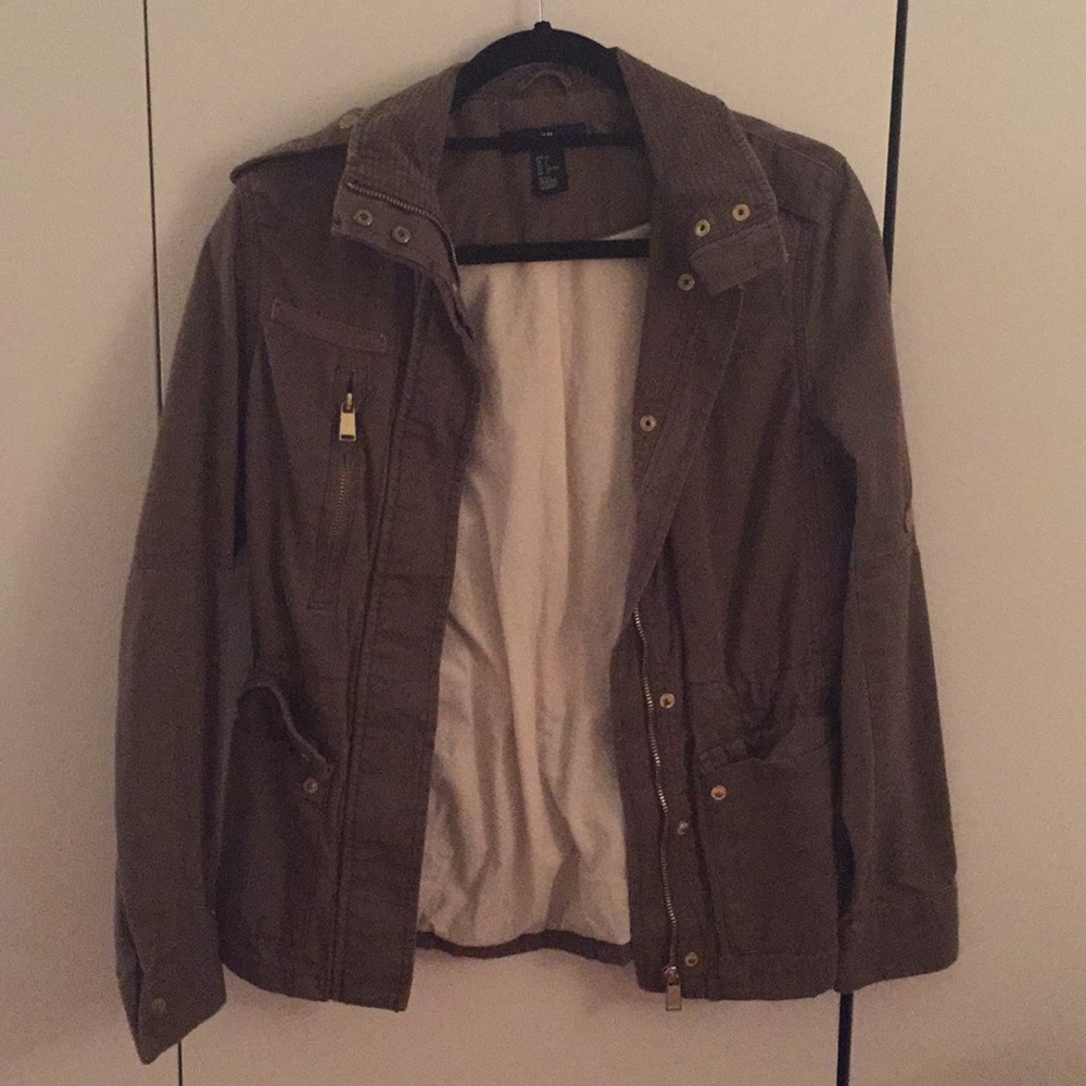 H&M Army Green Cargo Jacket